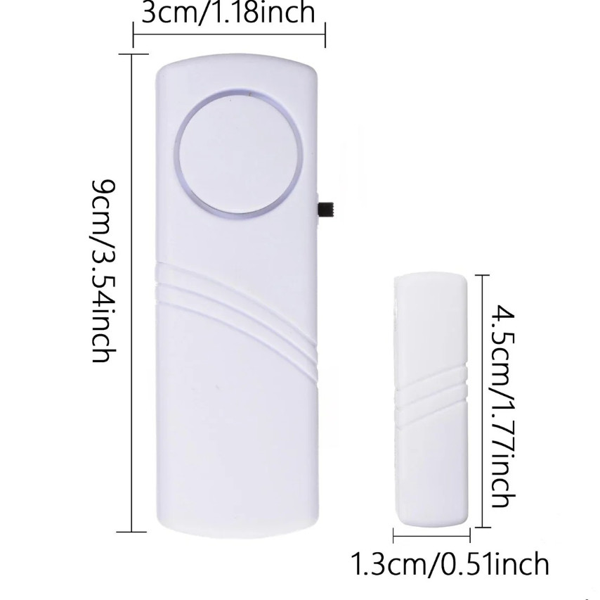2pcs Wireless Door Window Magnetic Sensor Alarm Home Security System