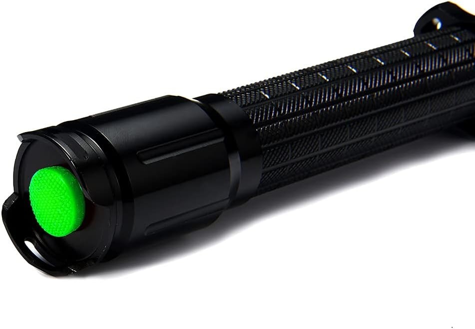 Advanced Self-Defense Tool: 80 Million Volt LED Flashlight – Adjustable 18.9in