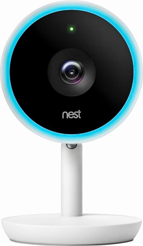 Nest Cam IQ – Indoor Security Smart HD 1080P Camera – NC3100-US (White)