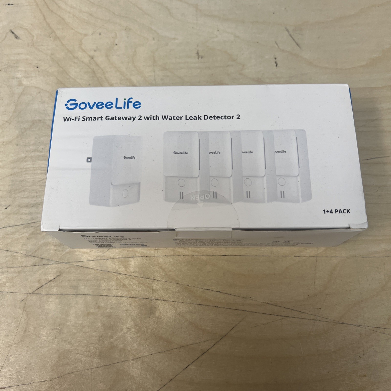 GoveeLife Wi-Fi Gateway 2 with Water Leak Detector 2 1+4 Pack H5043+H5058 Sealed