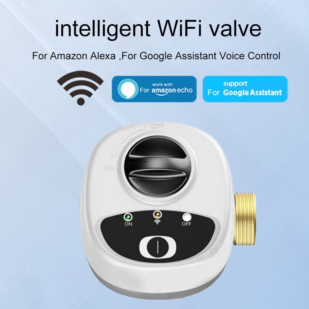 WiFi Enabled Smart Electric Ball Valve Remote Control Automatic Shut Off