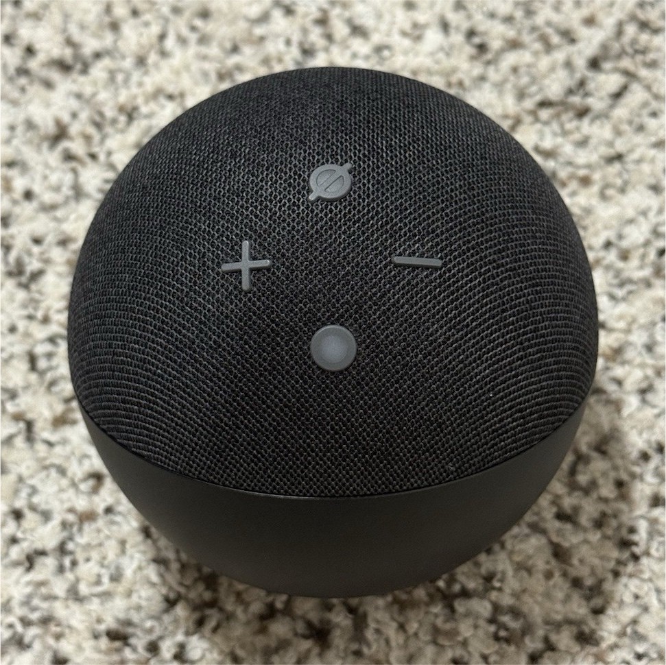 Amazon Echo Dot (4th Gen)(B7W64E) Smart Speaker Black Charcoal Factory Reset