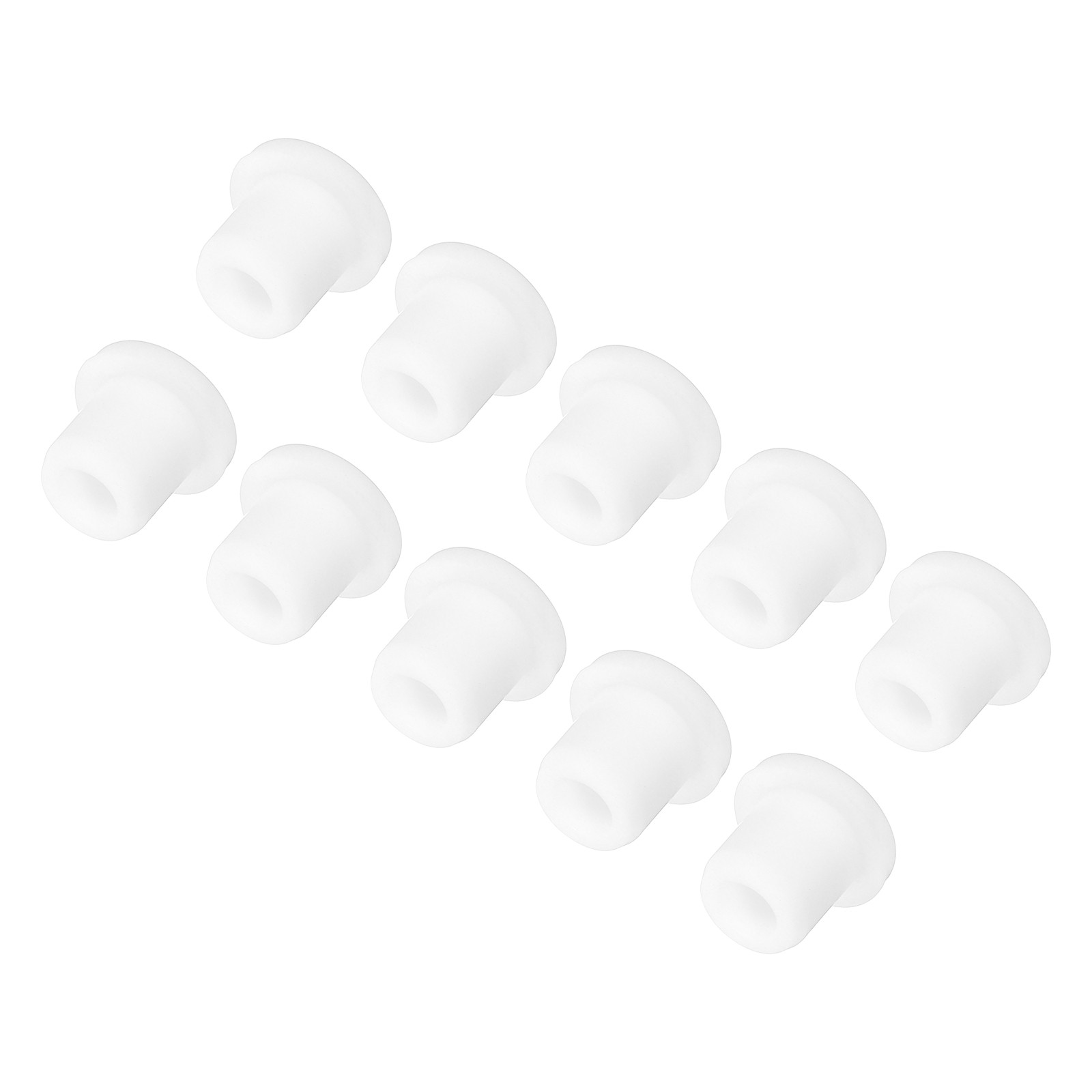 20 Pcs High Temp Silicone Plug Mount Dia 9mm/0.35 Inch t Shaped Rubber Stopper