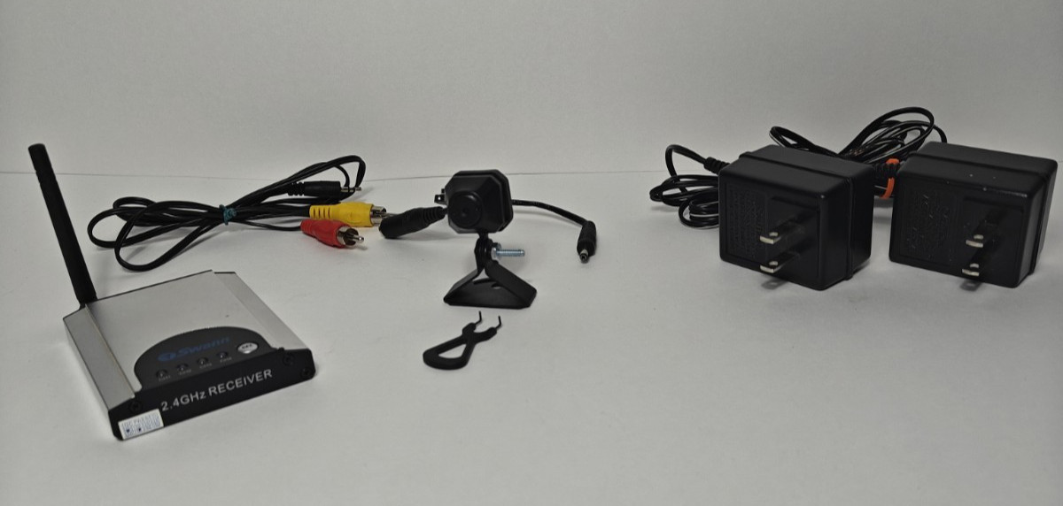 Swann Night Hawk Wireless Camera 2.4GHZ Receiver with AC Cord 4 channels