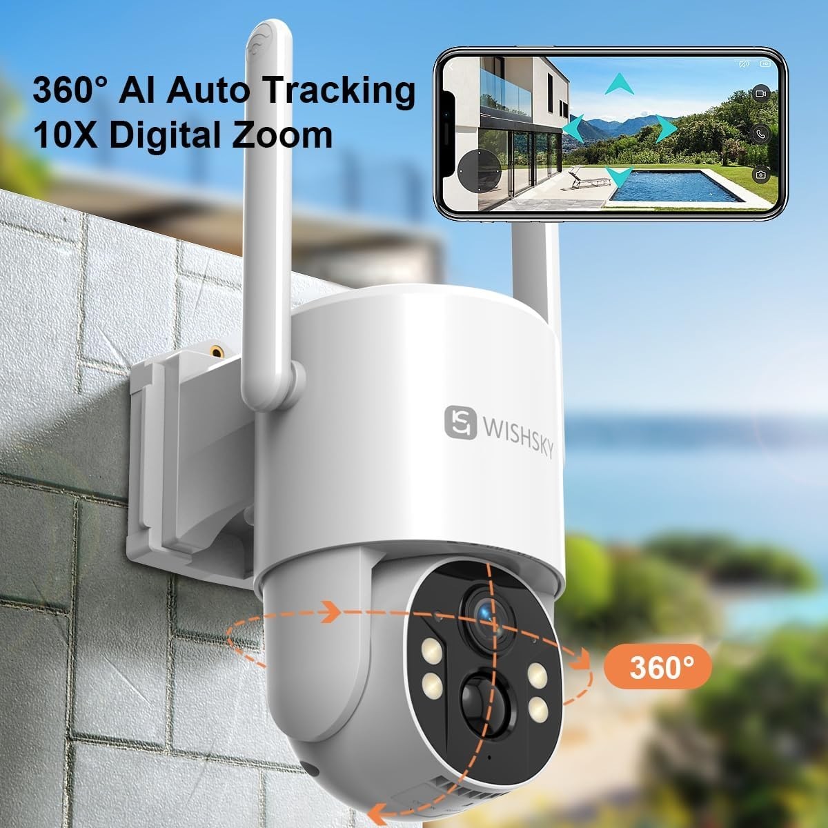 4G LTE Cellular Security Camera Wireless Outdoor Solar Charging *SHIPS TODAY*