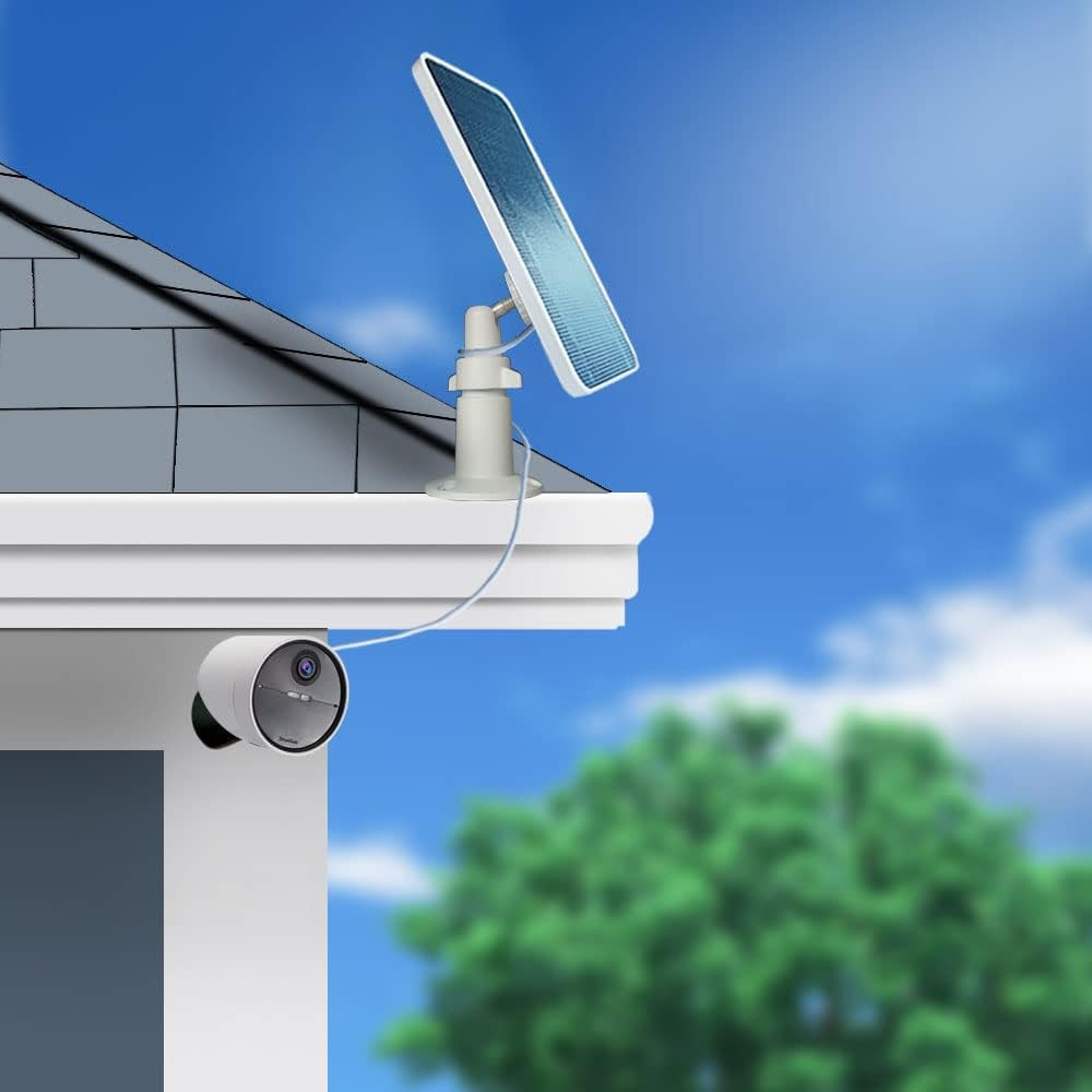 Solar Panel for Simplisafe Outdoor Security Camera and Series 2, Waterproof Sola
