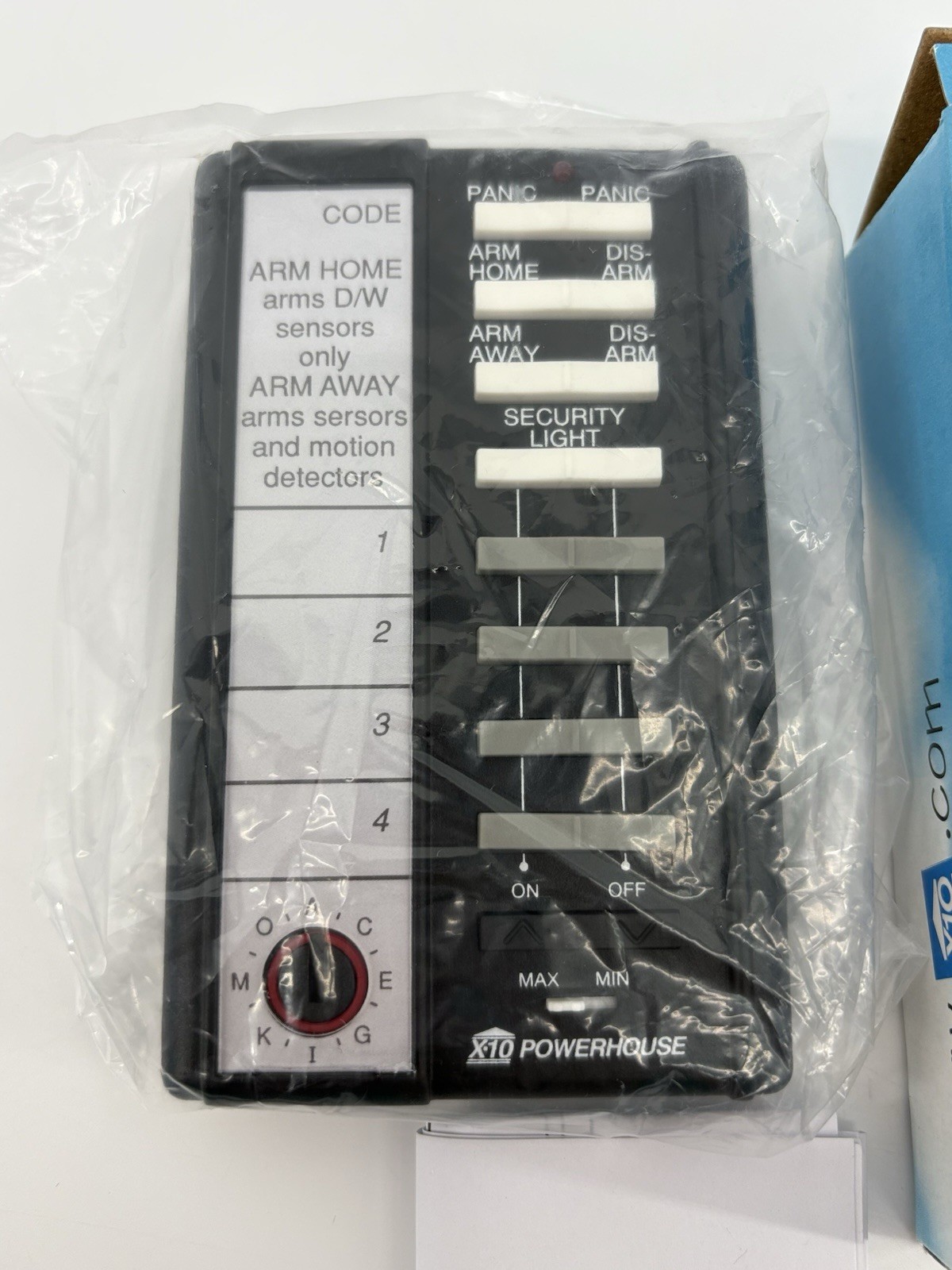 X-10 Powerhouse Remote Security System Alarm SH624 Universal Remote Control New!