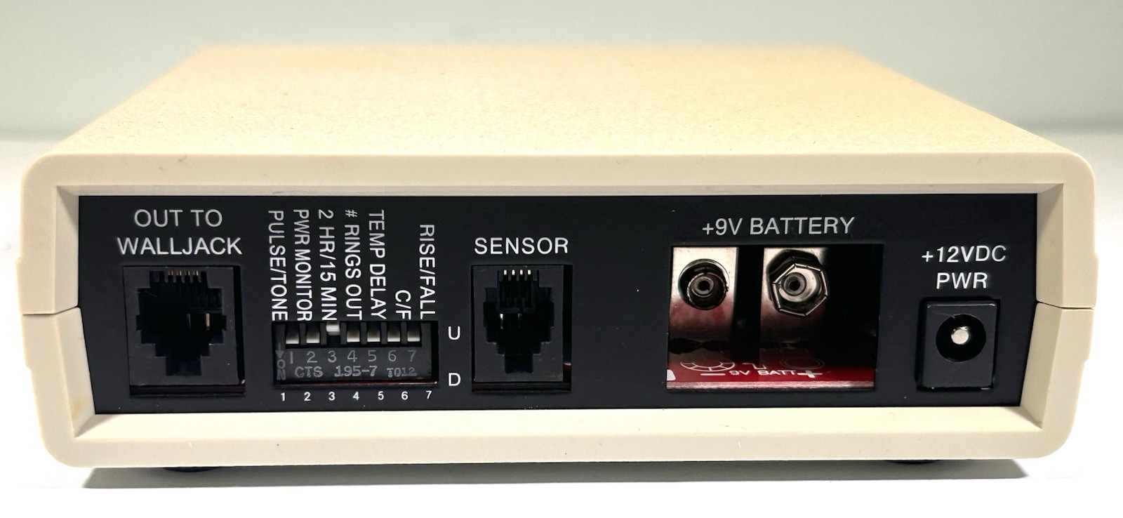 Control Products Freeze Alarm FA-I-CCA with Sensor and AC Adapter • Tested