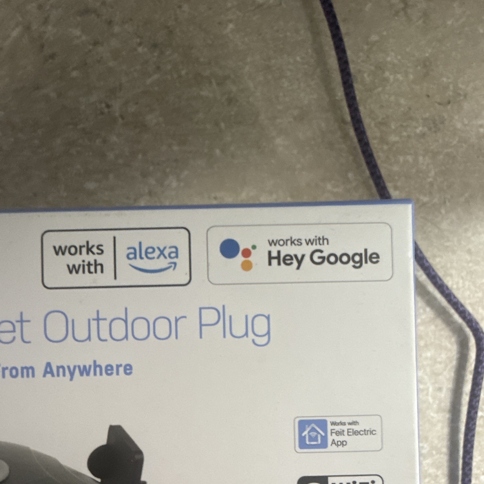 Feit Electric Smart WiFi Outdoor Dual Outlet Plug Alexa Google PLUG/WIFI/WP (N)
