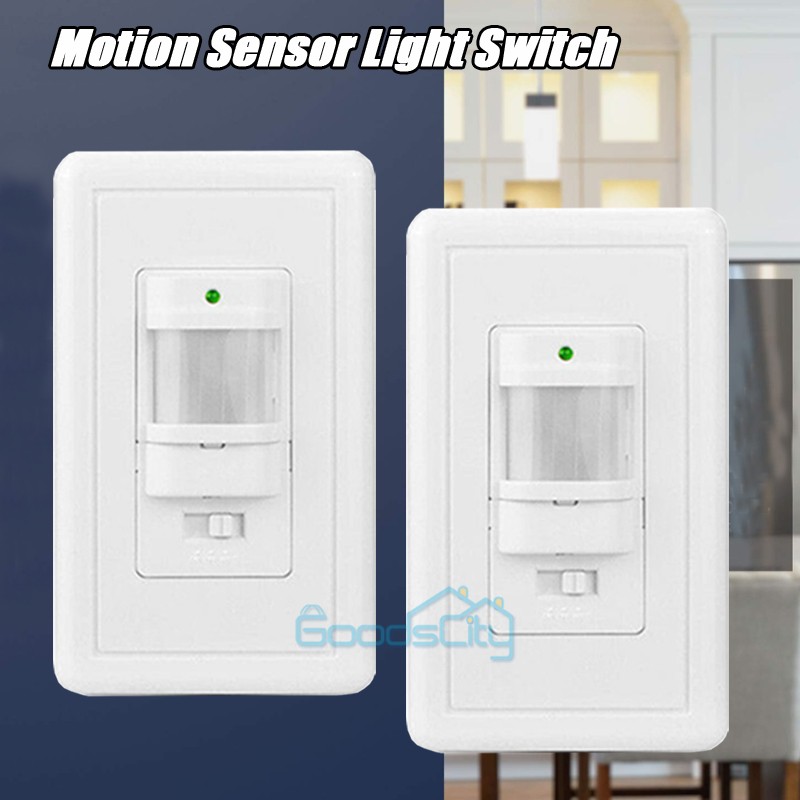 2X Body Infrared Motion Sensor Switch Detector LED Lamp Light Control Wall Mount