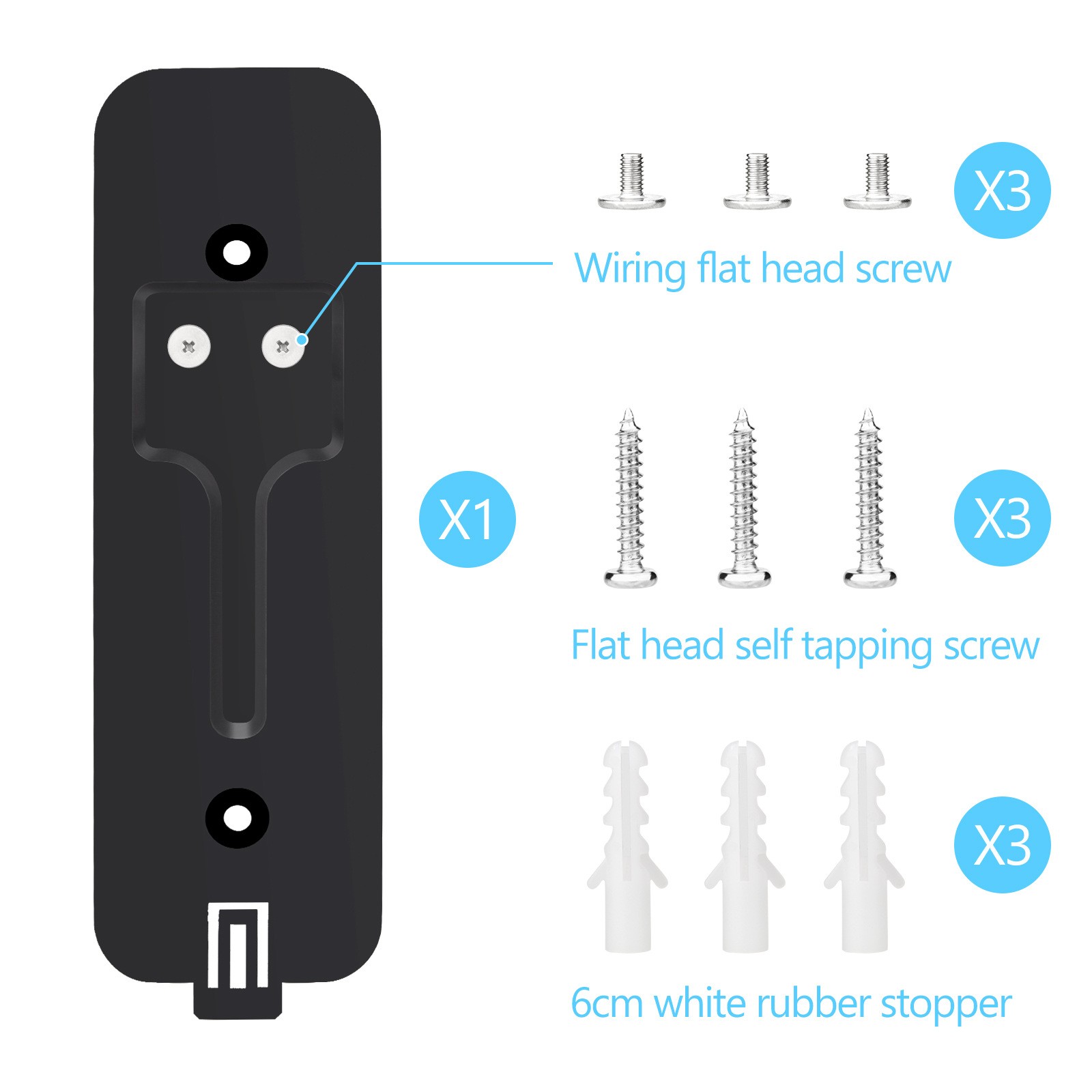 Backplate For Blink Video Doorbell Plastic Doorbell Back Plate Accessories