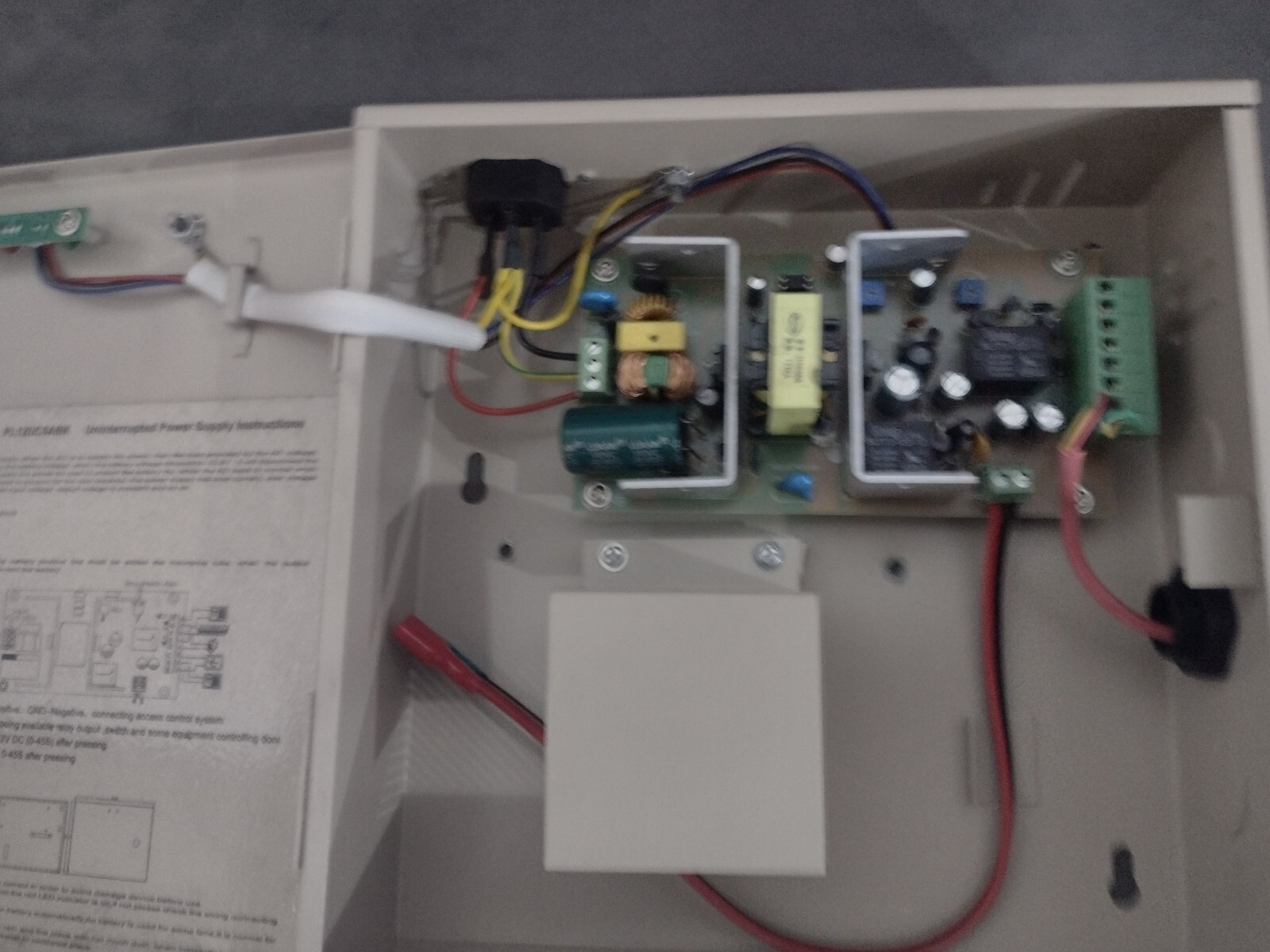 Used Epcom Powerline PL12DC5ABK Power Supply 12 vdc 1 output working fine No key