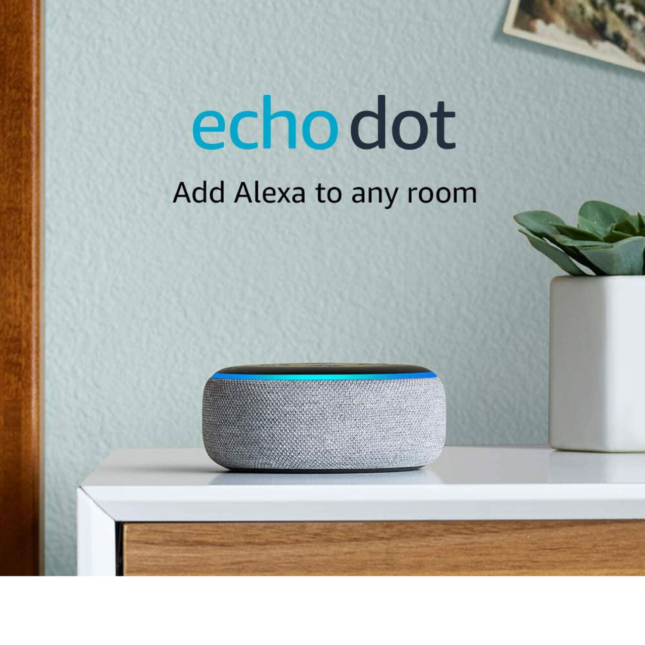 NEW Amazon Echo Dot 3rd Generation w/ Alexa Voice Media Device – Sandstone White