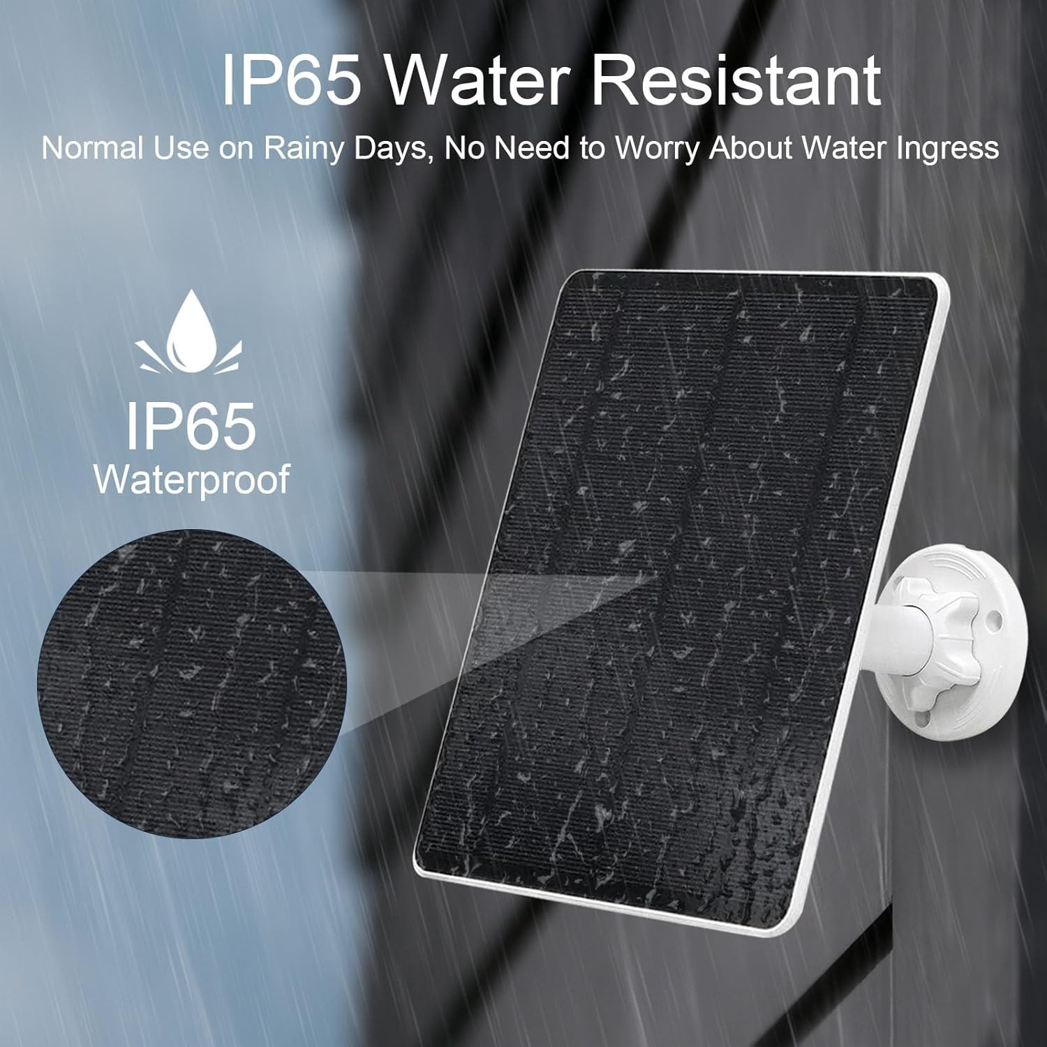 Solar Panel Simplisafe Outdoor Camera Series 2 Wireless Wired IP65 Waterproof