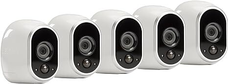 Arlo Wireless Home Security 5 Camera Kit VMS3530-100NAR – WHITE