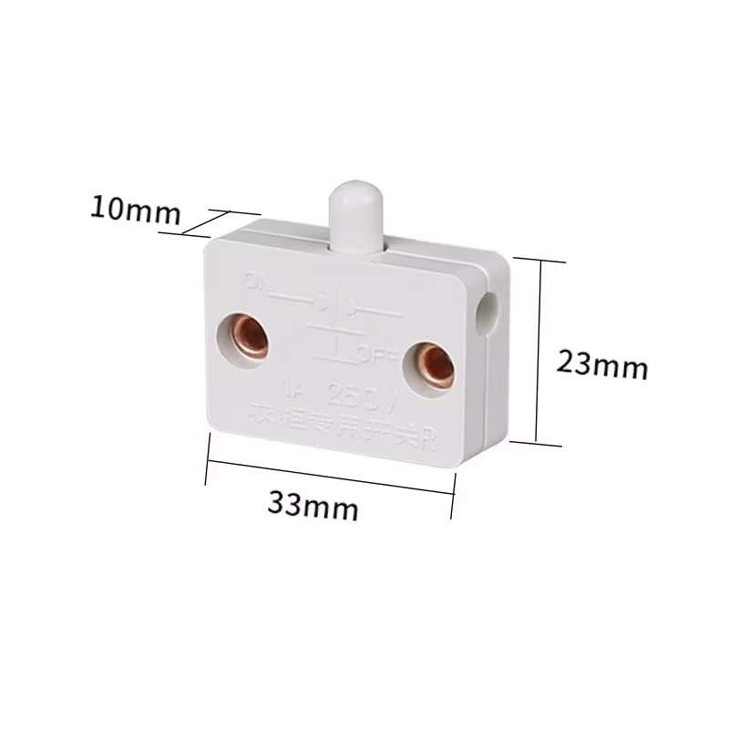 1Set Household Automatic Reset Switch Closet Cabinet Light Door Control Wardrobe