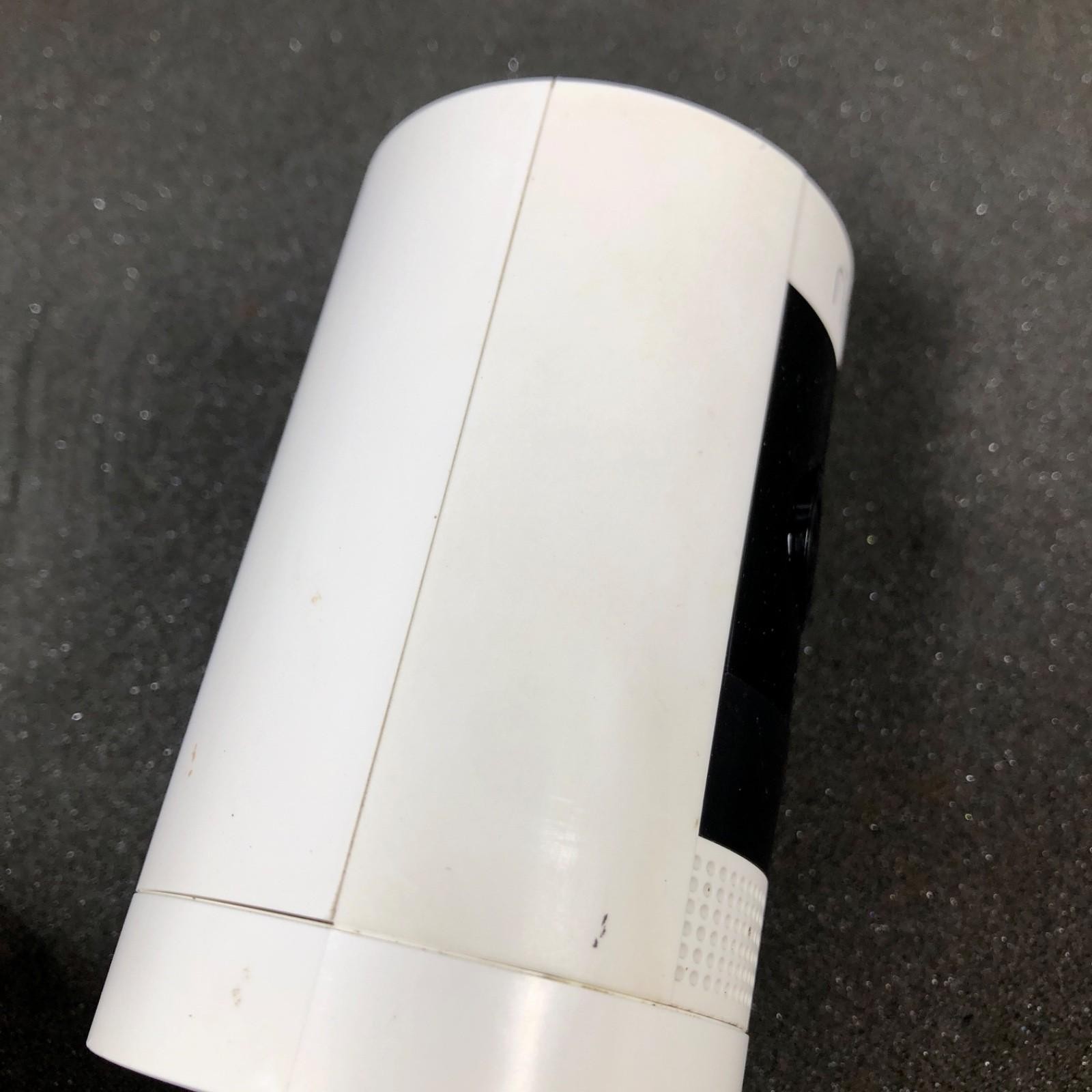 Ring 5UM7E5 Stick Up Cam Security Camera – White (No Battery & Mounting Plate)