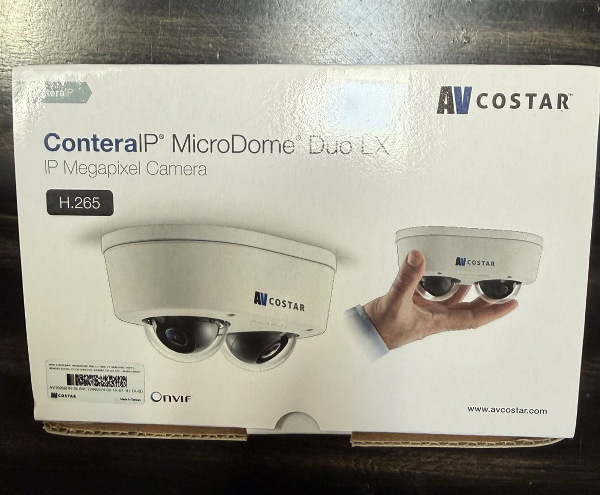 Arecont Vision AV16956DN-28 MicroDome Duo 16MP Outdoor Camera NIB