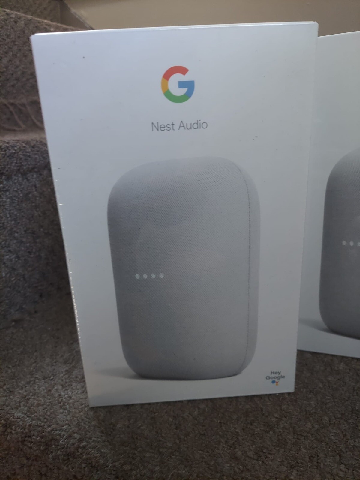 Google Nest Audio Smart Speaker – Chalk