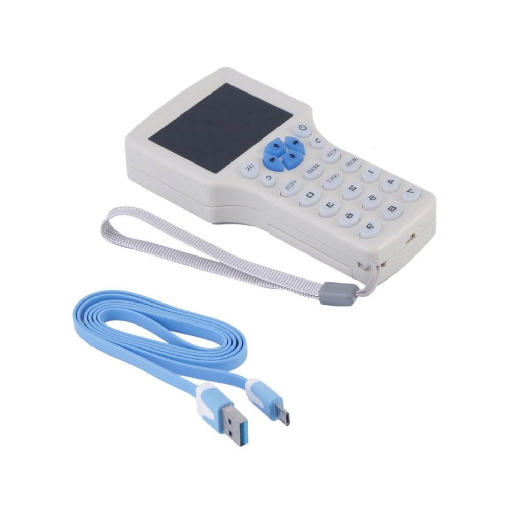 10 Frequency RFID NFC Card Copier Reader for IC ID Cards + 10PCS UID Cards