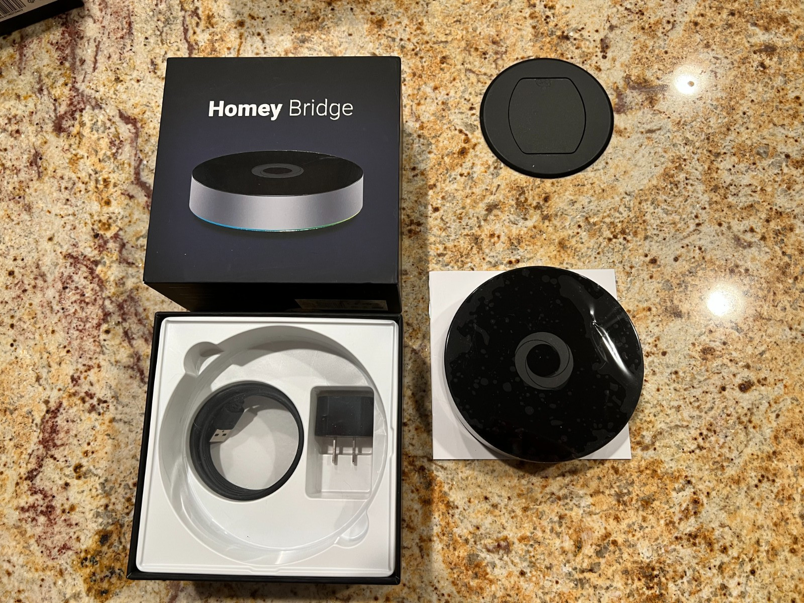 Homey Bridge Universal Smart Home Hub WiFi Bluetooth Zigbee Lights Open Box