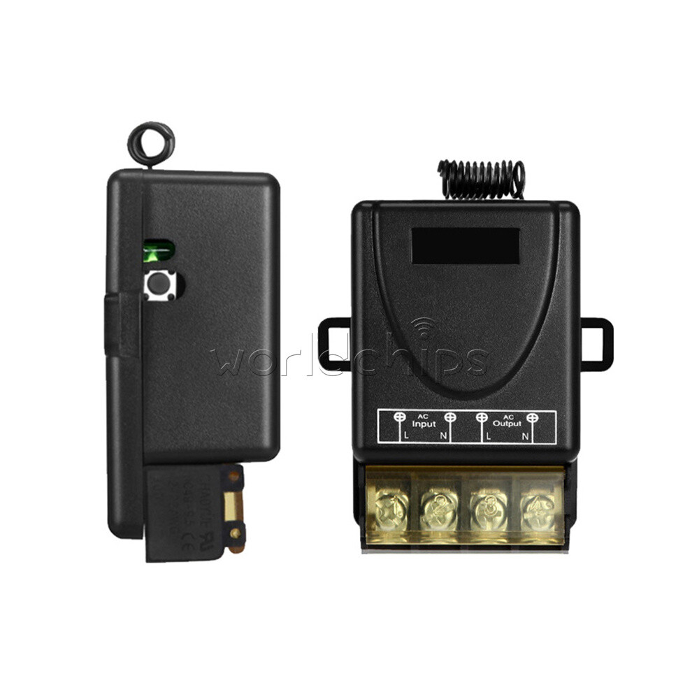 AC90-264V 220V 30A 433MHz Relay 1CH Wireless Remote Control Switch +Transmitter