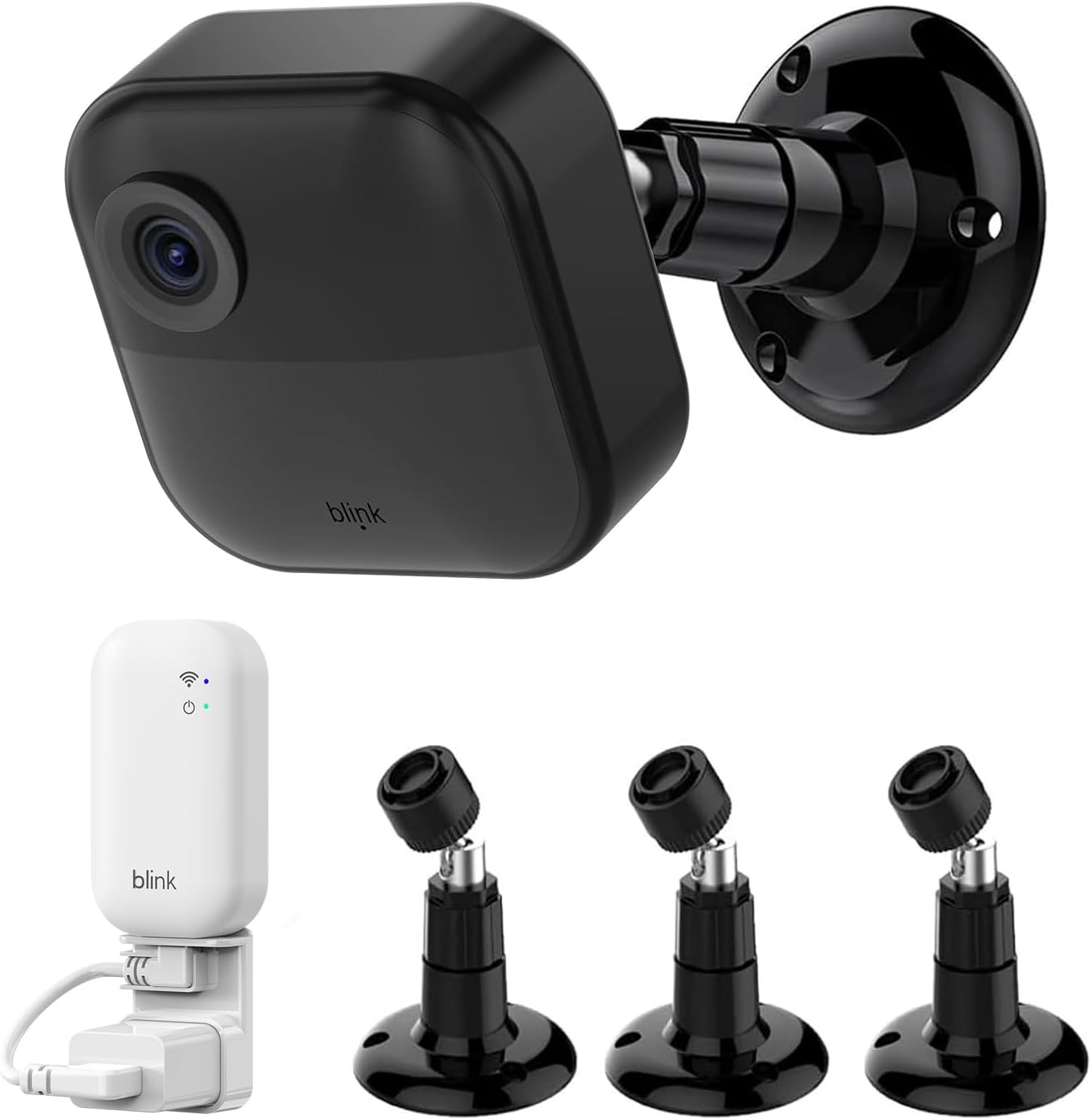 All-New Blink Outdoor 4 Camera Mount with Sync Module Outlet Holder, Compatible