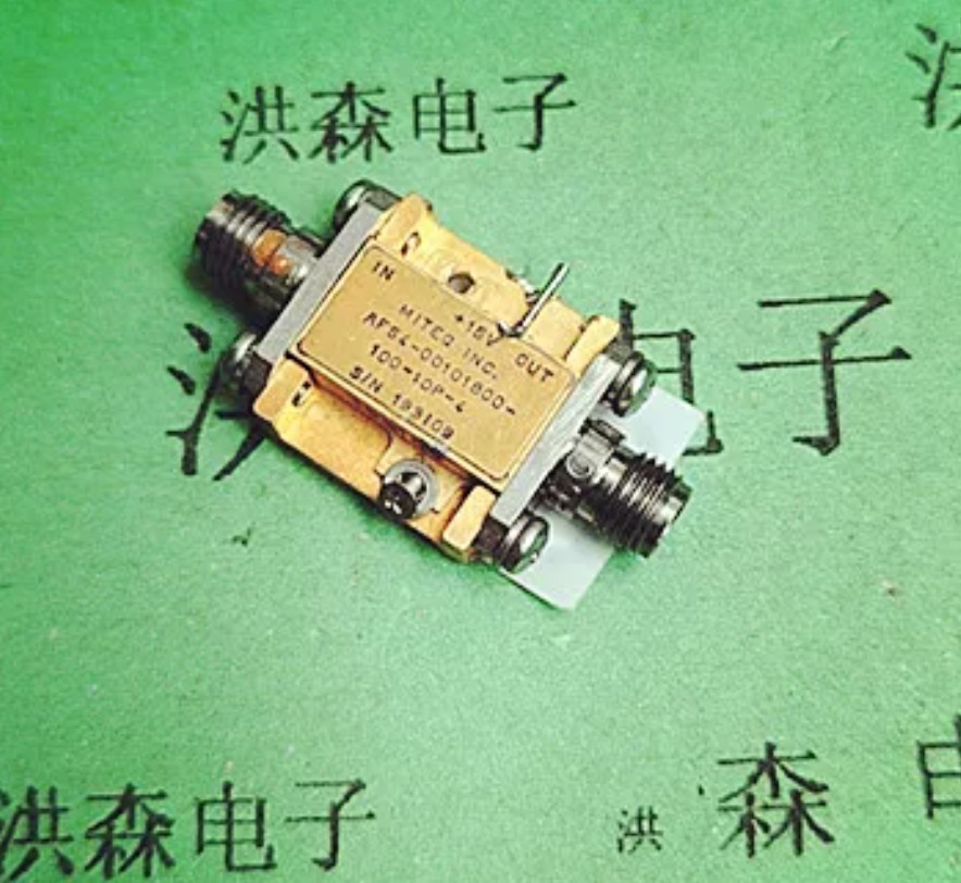 MITEQ AFS4-00101800-100-10P-4 10M-18GHz 20dB 13dBm RF amplifier