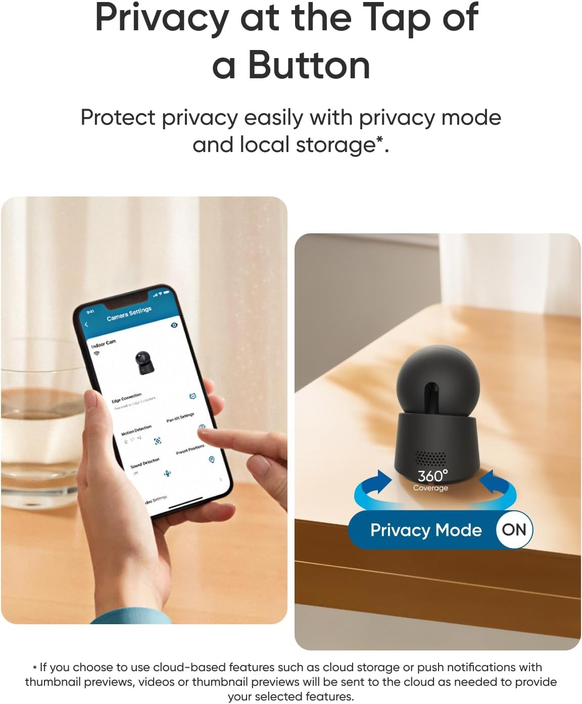 eufy Indoor Cam E30 4K UHD Security Camera Color Night Vision Pet/Baby Monitor