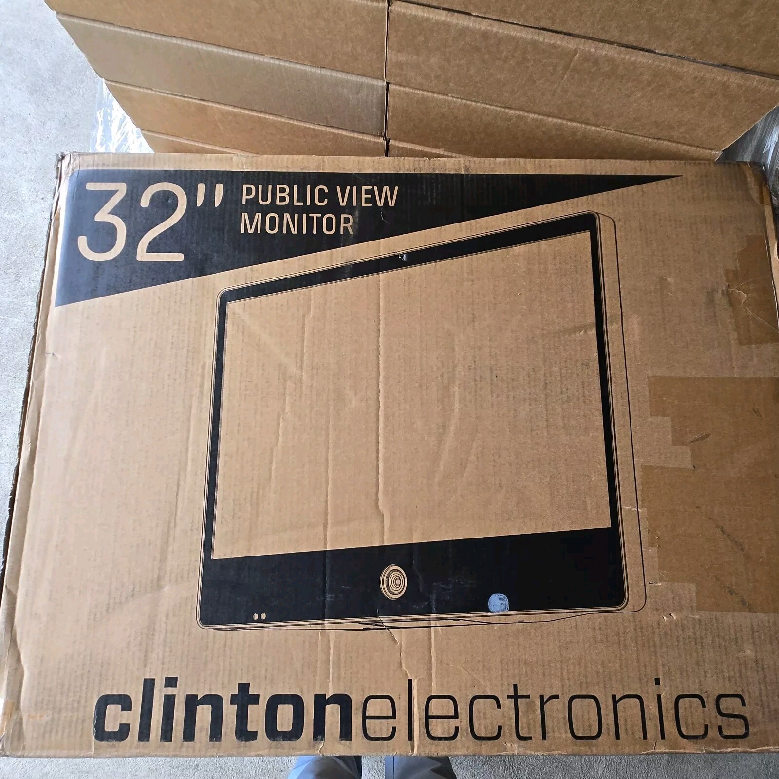 CE-M32-HD-B Clinton 32″ EX-SDI Auto Focus Public View Monitor New Sealed