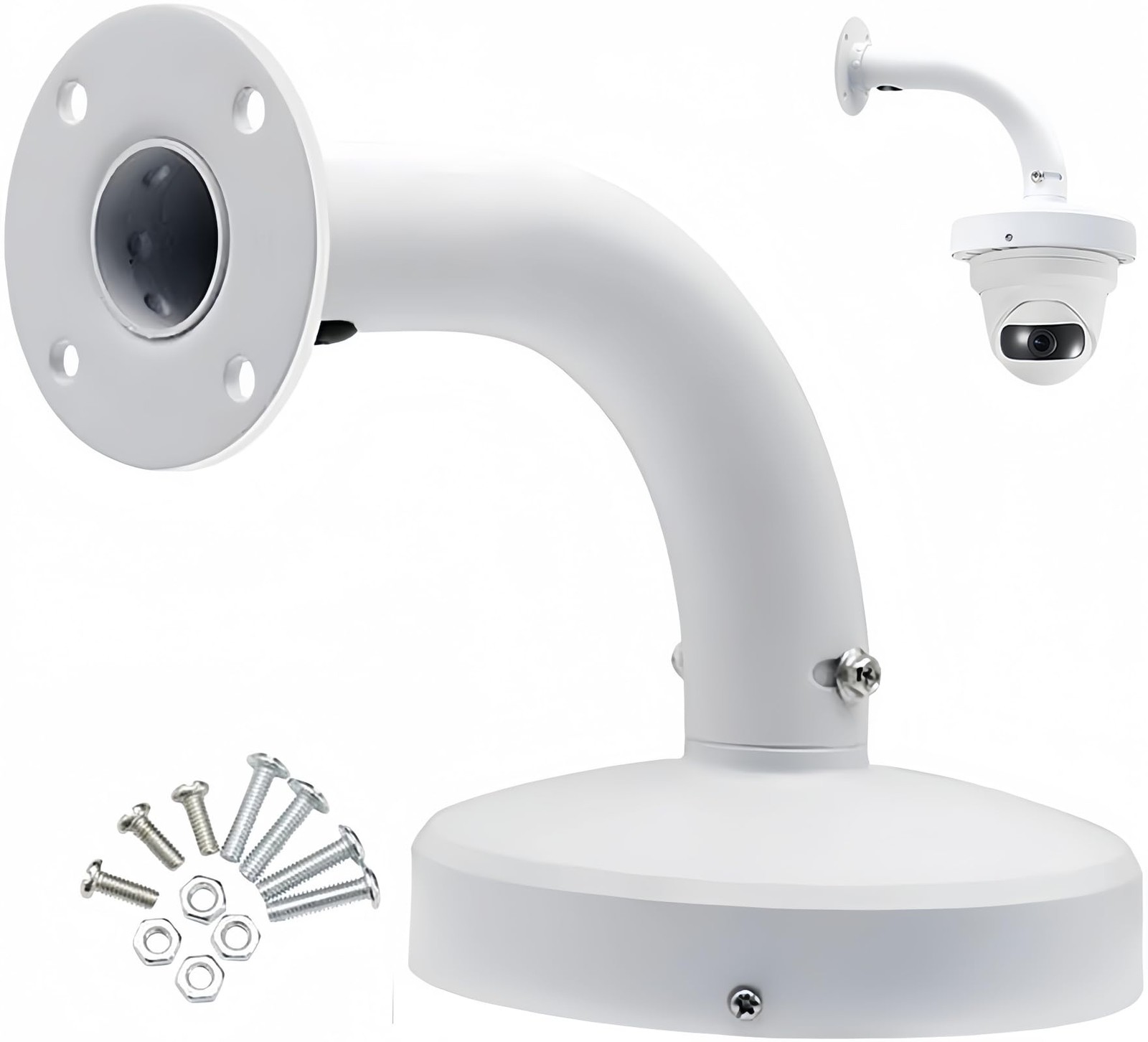 7 Inch 180mm J Type Wall Mount Bracket for Dome IP CCTV Security Camera