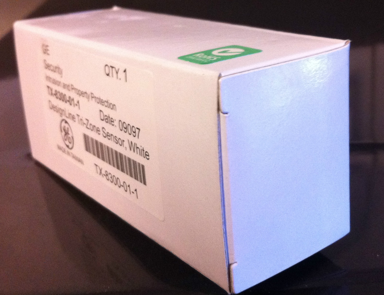 New “5” GE TX-8300-01-1 DesignLine Tri-Zone Wireless 3-in-1 Sensor Simon XT, XTi