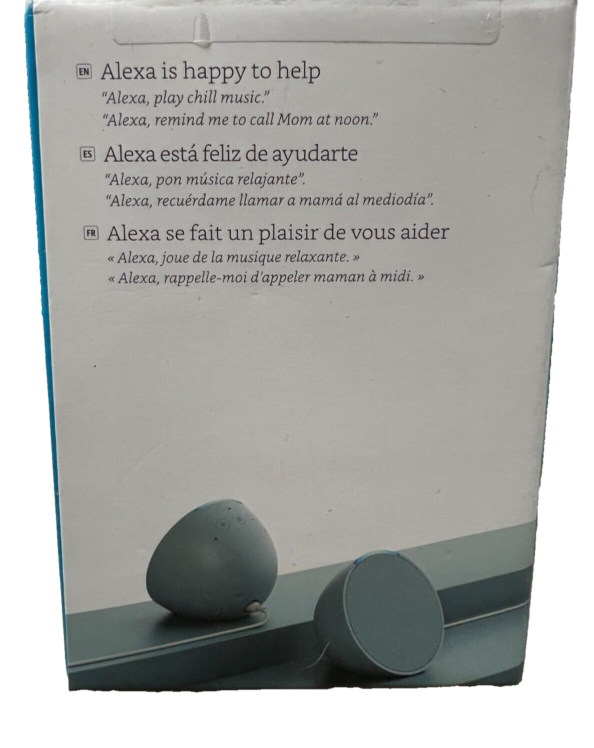 Echo Pop Newest Model Our Smallest Alexa Speaker, Fits in Any Room Midnight teal