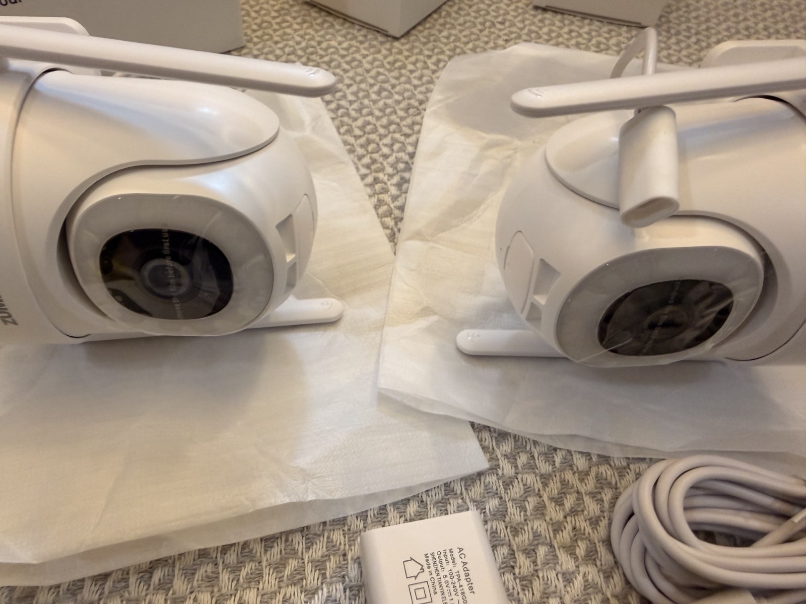 ZUMIMALL 2.5K Wired Cameras for Home Security, 2.4G/5G WiFi Outdoor Camera