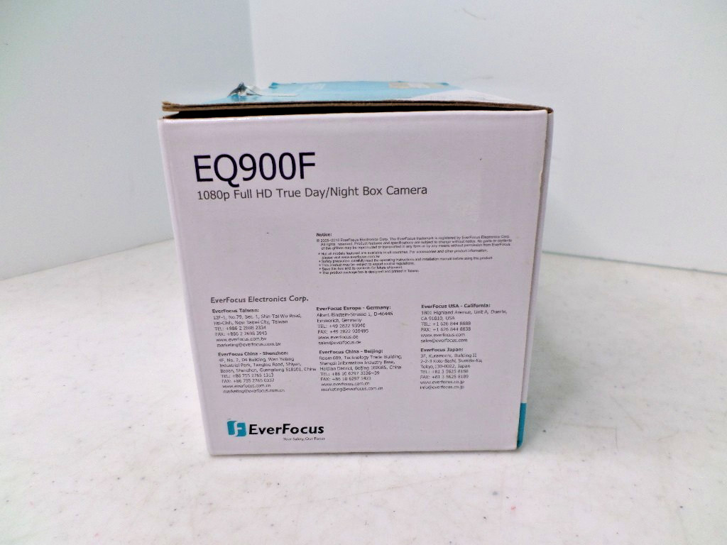 EverFocus EQ900 Full HD True Day/Night Box Camera Body – NO LENS
