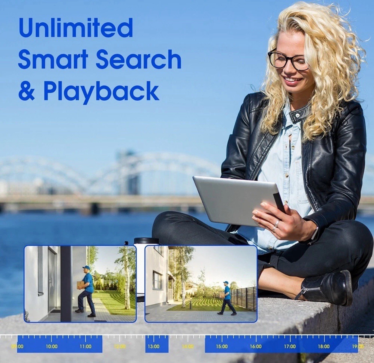 10CH NVR 5MP System, 8×3MP Cameras, 3TB HDD, Night Vision, Motion Detection, App