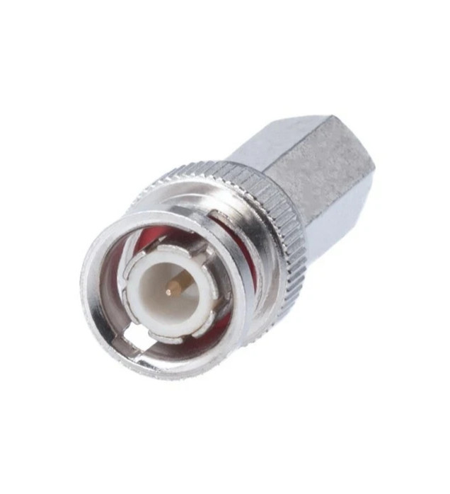 BNC Male to RG59 RG6 Twist On Connector CCTV Security Coax Cable Camera Lot