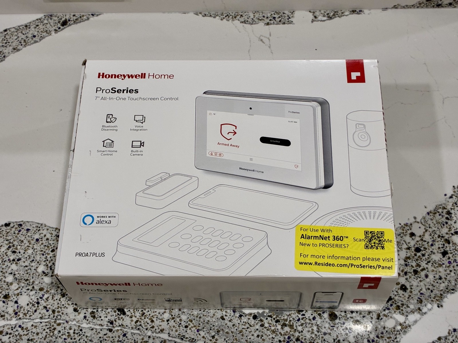 Honeywell home pro series 7in all in one touch screen control unit