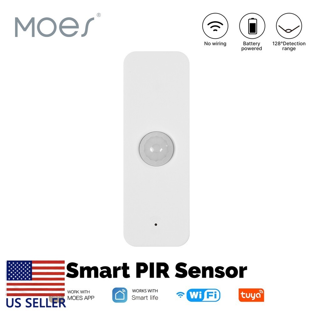 1pc MOES WLAN Smart PIR motion sensor Human body detector APP remote monitoring