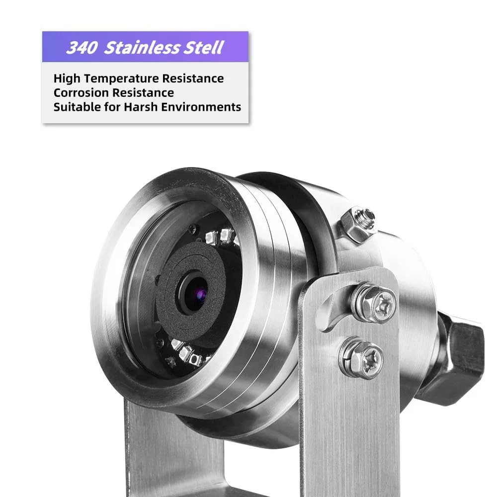 HJT 5MP POE Explosion Proof Camera, 304 Stainless Ste