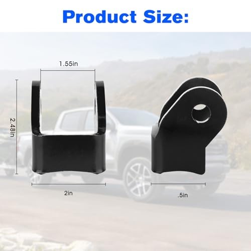 Weld On Shock Mount Bracket 1 Pair Rear Shock Mounts for Off-Road Trailers