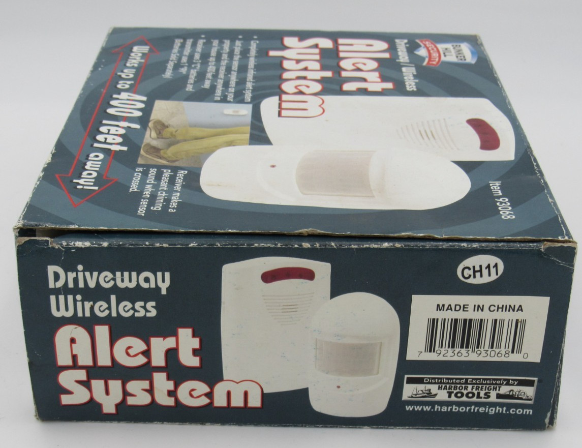 BUNKER HILL SECURITY DRIVEWAY WIRELESS ALERT SYSTEM #93068