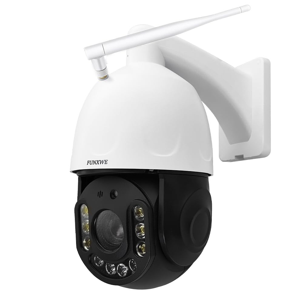 8MP 4K 30X Optical Zoom Security PTZ Wireless IP Camera, 2.4GHz 5GHz Dual WiF…