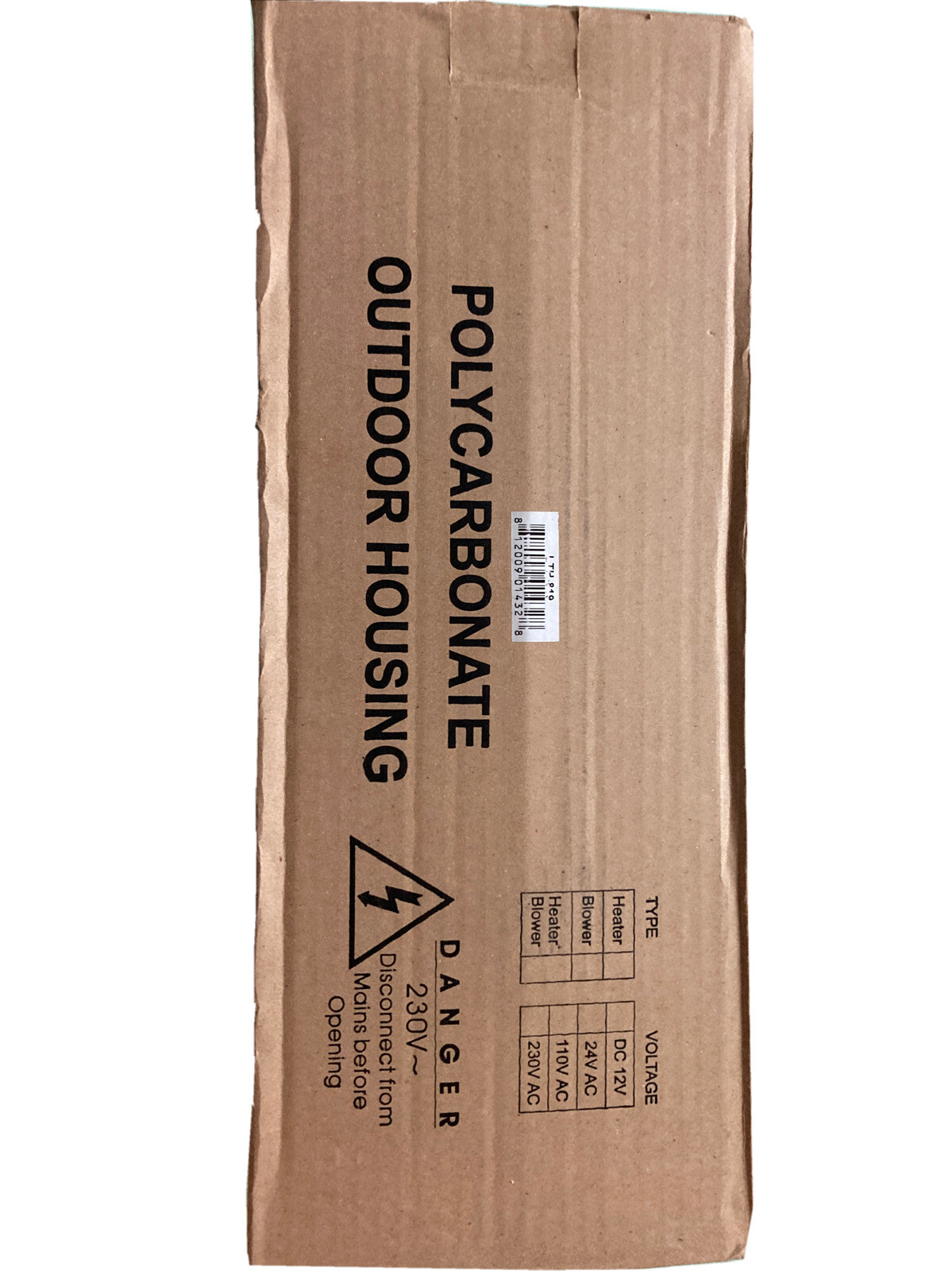 AH45R Outdoor Polycarbonate Camera Housing New – Old Stock