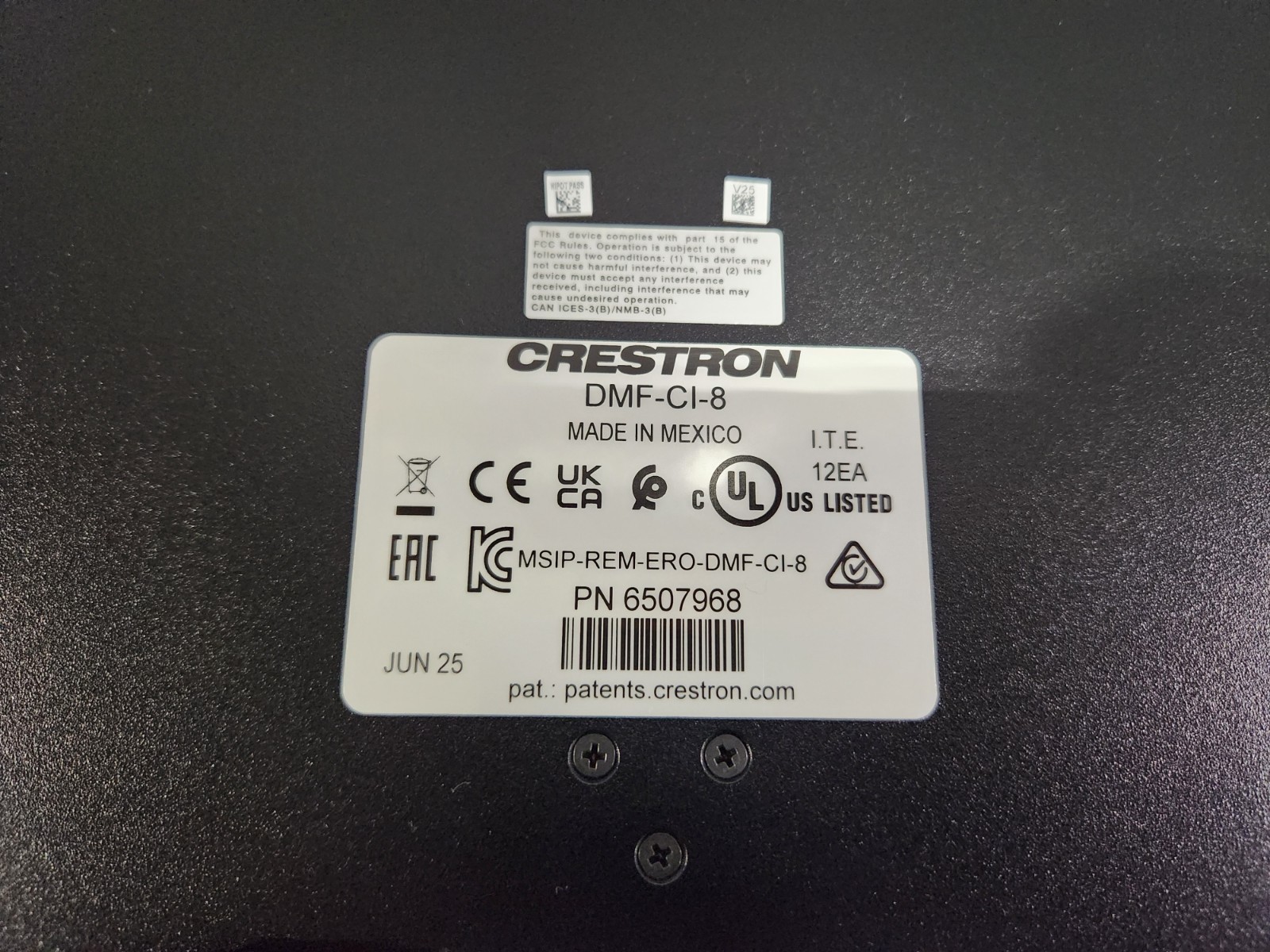 Crestron DMF-CI-8 DigitalMedia 2U Rackmoun 8-Slot Card Chassis for DM-NVX-C DMCF