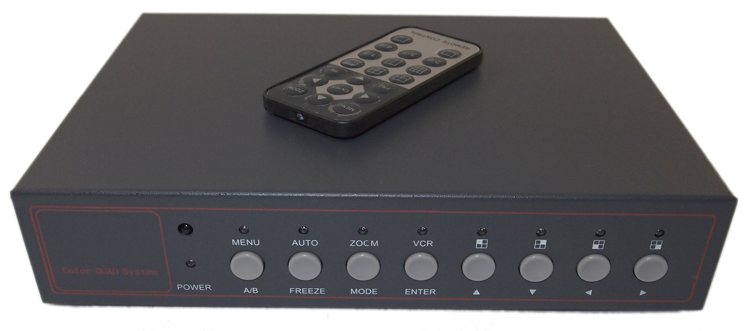 8 Channel CCTV Analog Security Camera Quad Processor Video Screen Splitter