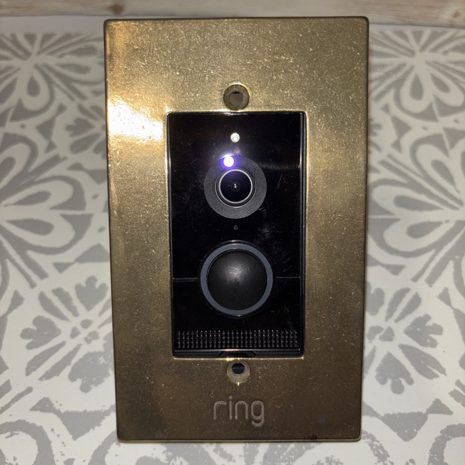 Rocky Mountain Hardware Silicon Bronze Light Faceplate For Ring Doorbell Elite