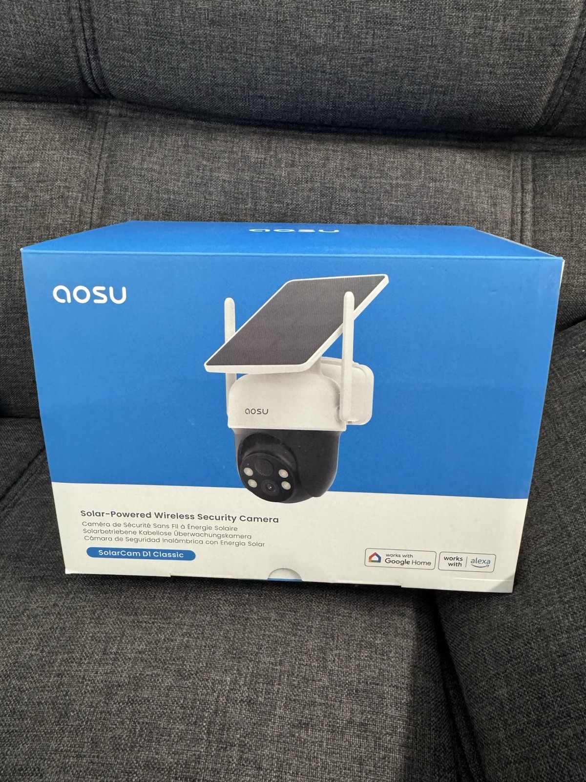 AOSU SolarCam D1 Classic 2K Wireless Solar-Powered Camera (C9C2CA11)