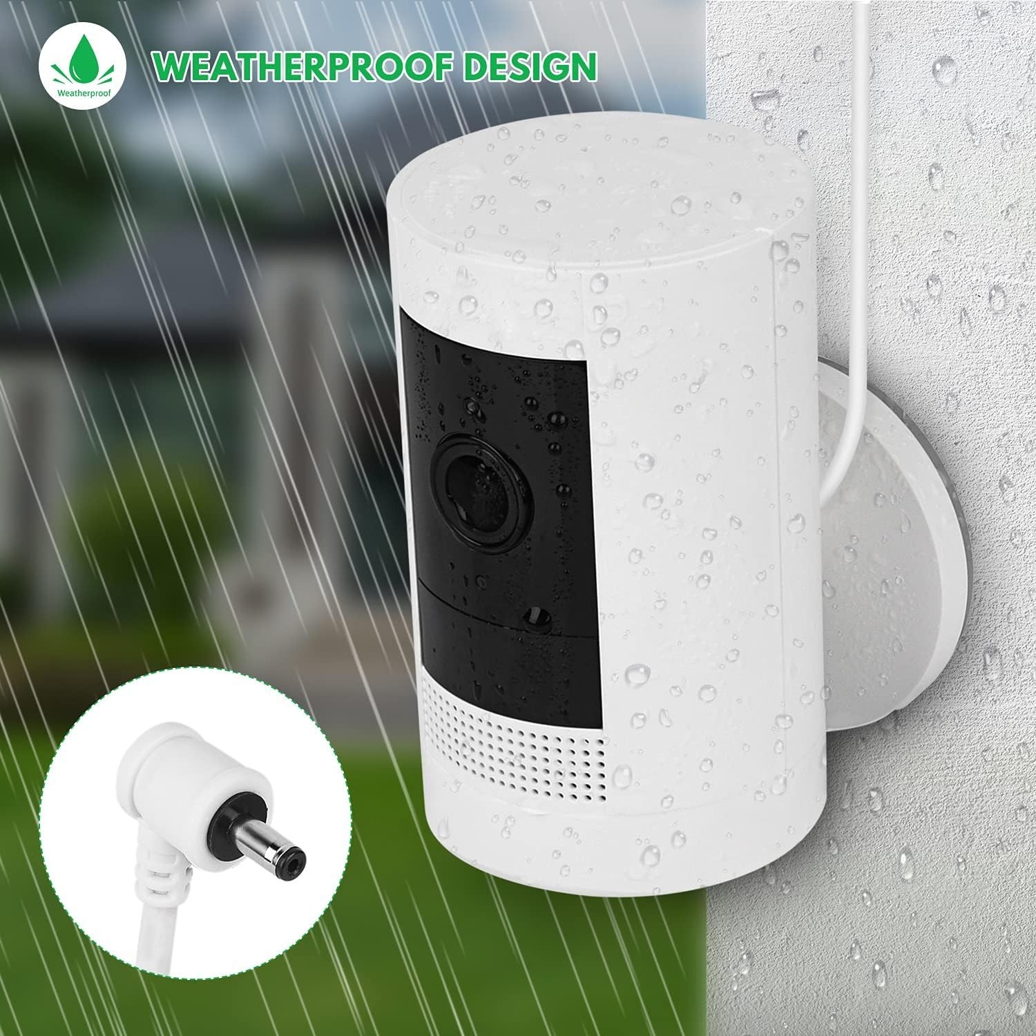 Adaptador Energia Camara Ring 3Gen Cable 9M Exterior Resistente Carga Continua