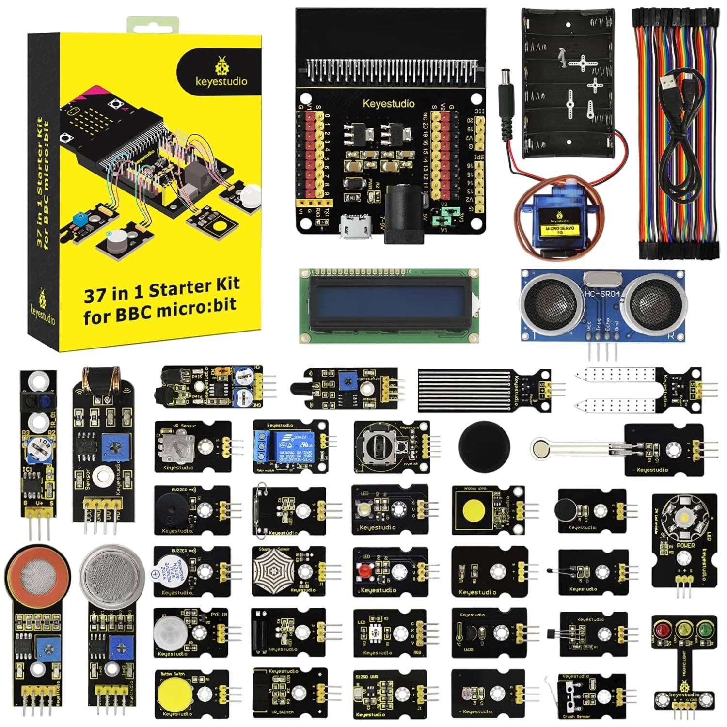 37 Sensor Starter Kit for BBC Micro bit v1.5 v2
